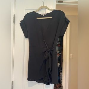 Lavender brown black romper. So cute and in great condition!